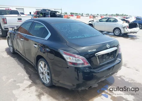 2012 Nissan Maxima 3.5 S z USA, uszkodzony, nr VIN 1N4AA5AP1CC814029